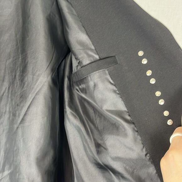 Agam Black and Silver Blazer Coat - Picture 9 of 9